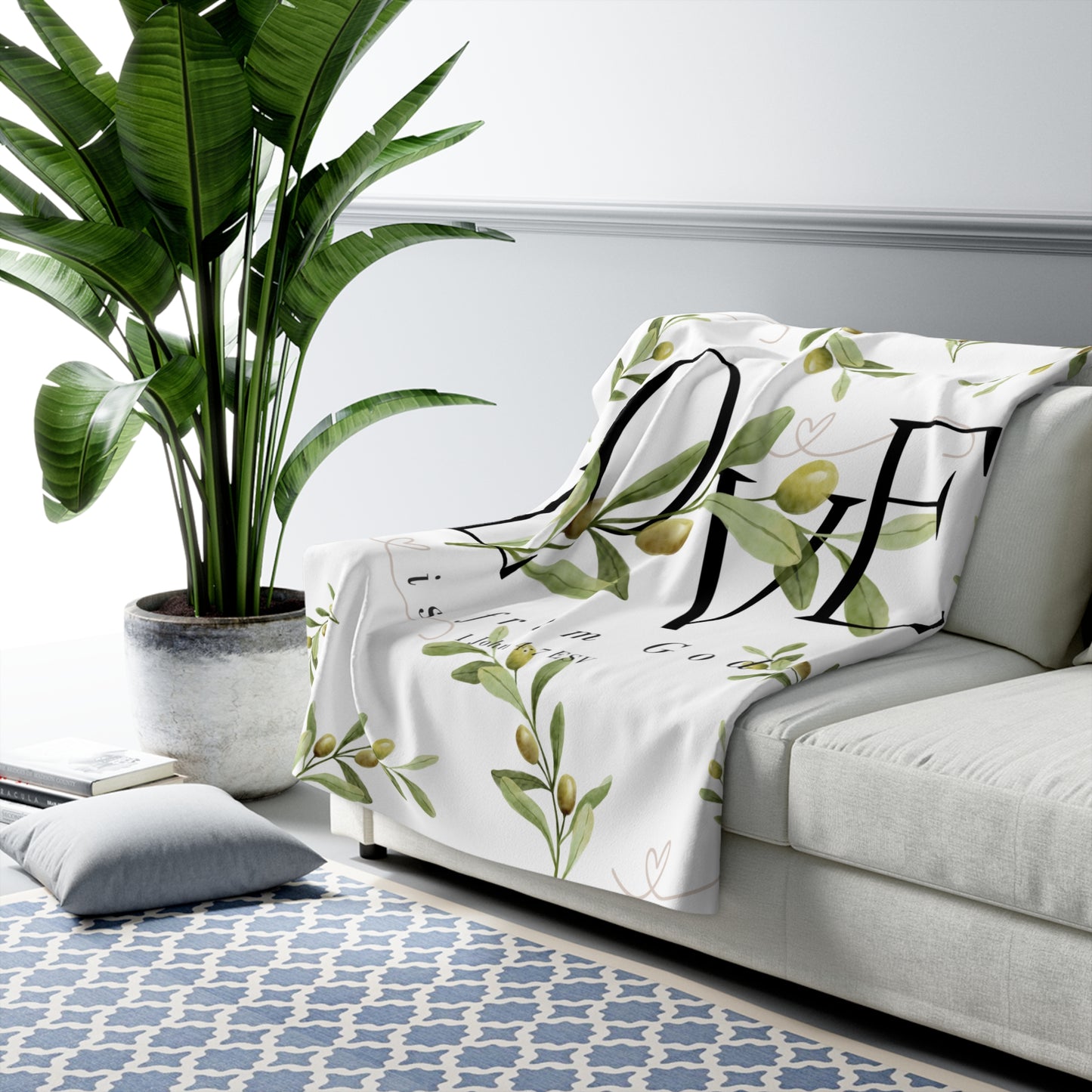 Love Is from God Sherpa Fleece Blanket