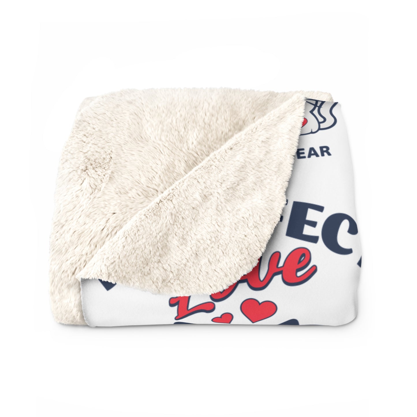 Purrfect Love Sherpa Fleece Blanket
