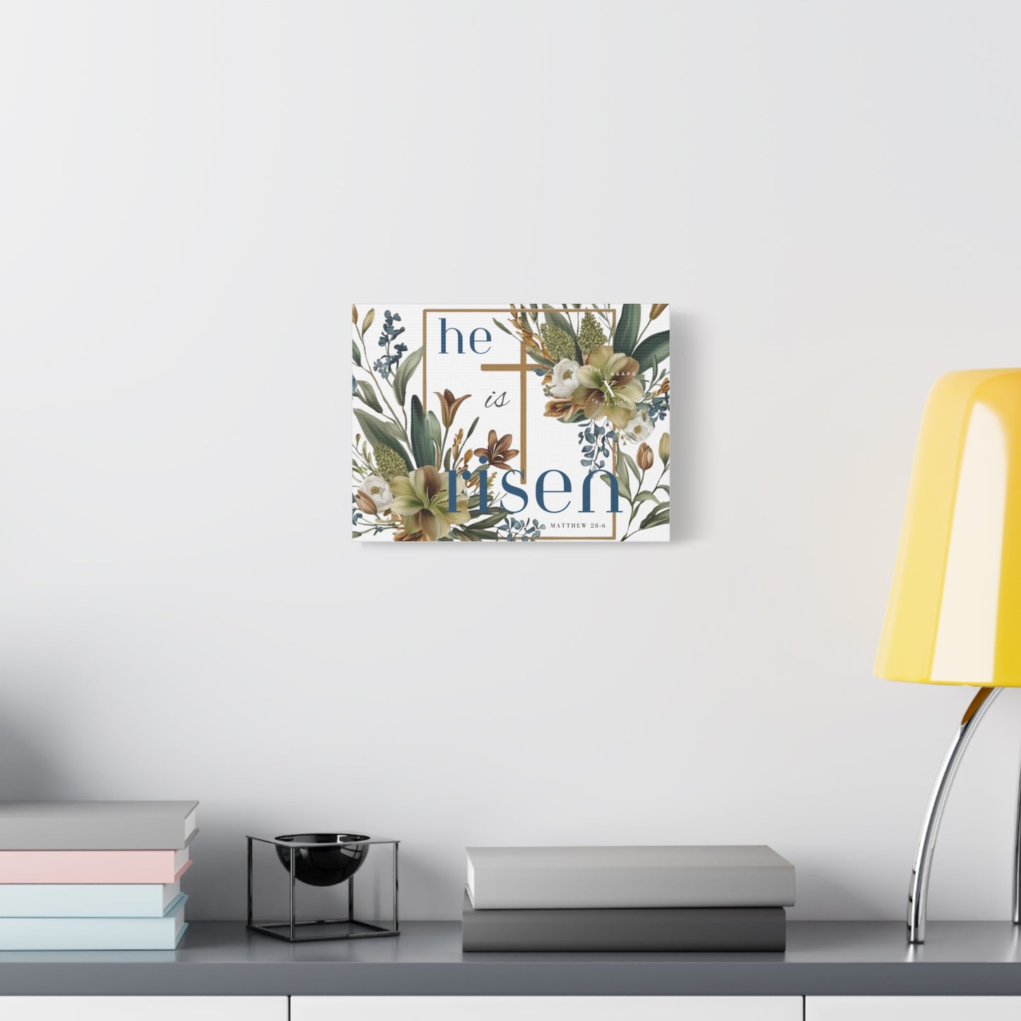 He is Risen Matte Canvas