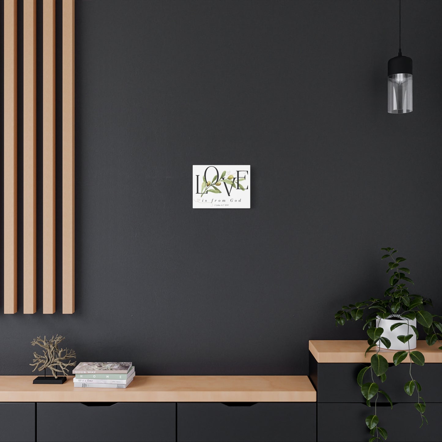 Love Is from God Matte Canvas