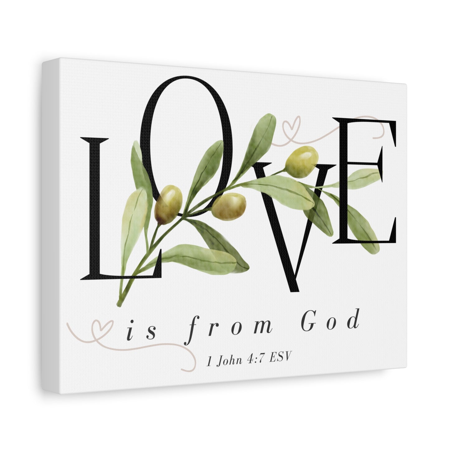Love Is from God Matte Canvas