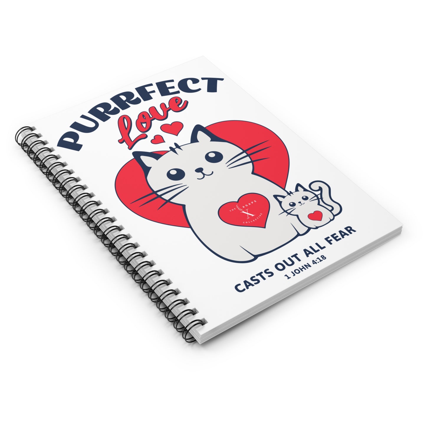 Purrfect Love Spiral Notebook
