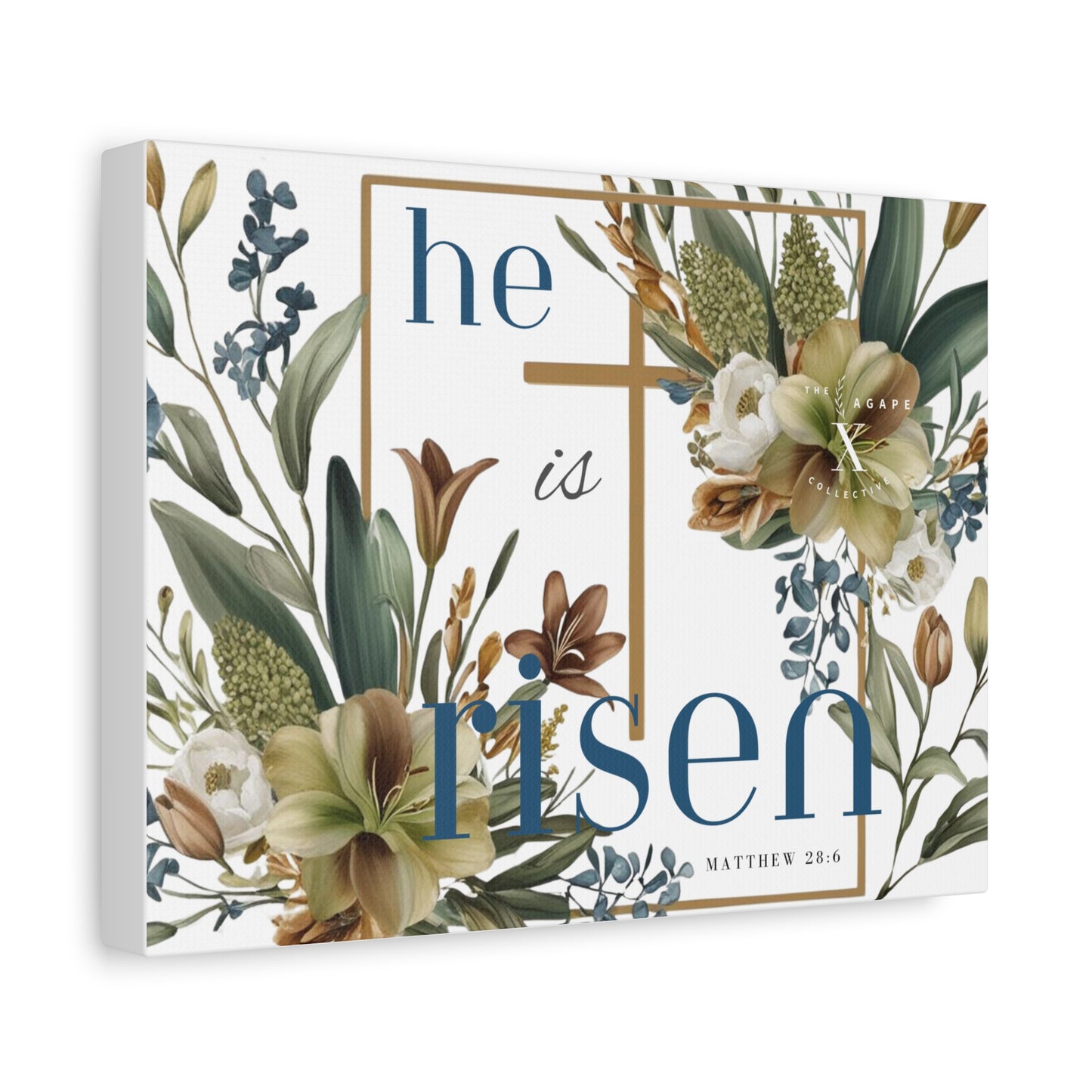 He is Risen Matte Canvas